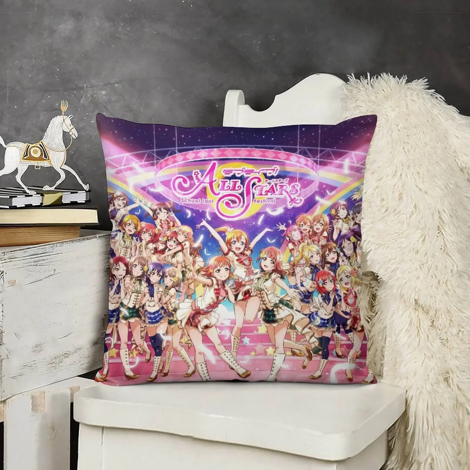

Love Live! School Idol Festival All Stars Throw Pillow Decorative Sofa Cushion Decorative pillowcase pillows decor home pillow