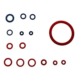 15pcs Silicone O-rings Kit Sealing Gasket Nozzle Connector Gasket For Saeco For Automatic Coffee Machine