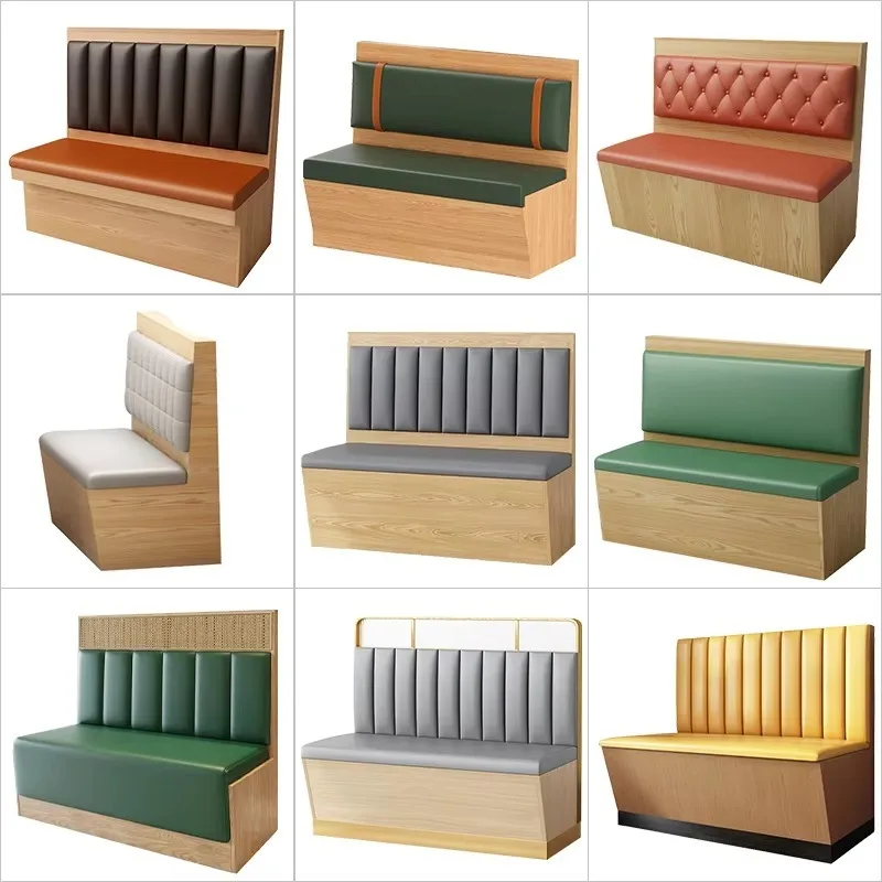 Manufacturer Commercial Furniture Fast Food Restaurant Cafe Restaurant Sofa Seating Booth Coffee Shop Furniture