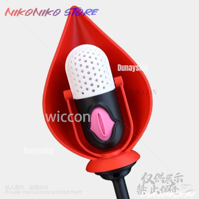 Anime ALastor Cosplay Hotel Costume 3D Microphones Props Accessories Halloween Party Gifts For Woman Man Customized