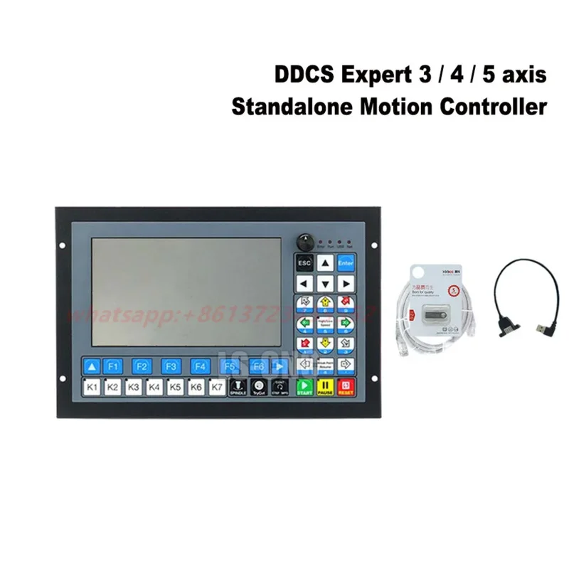 Ddcs-exper 3/4/5 Axis Cnc System, Motor Controller Kit  z Axis Probe  3d Edge Finder latest Extended Keyboard  mpg 75w24v power