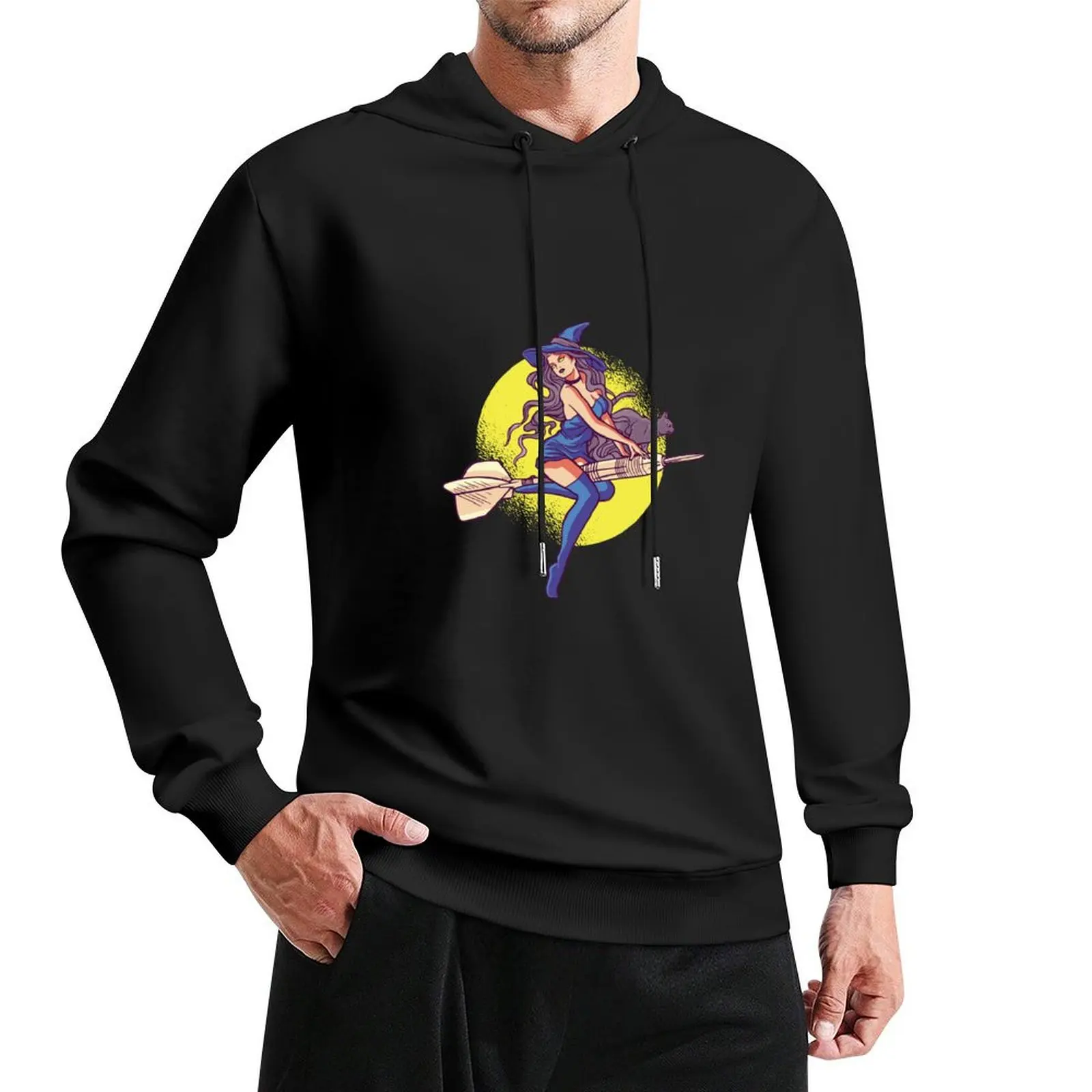 

darts witch Pullover Hoodie japanese style men's winter sweater mens clothing anime clothes big size hoodie