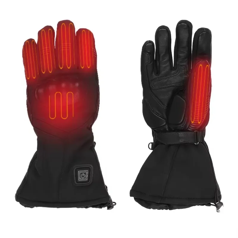 

2026Winter Warm Safety Heated Gloves for Motorbike Skii With USB Battery