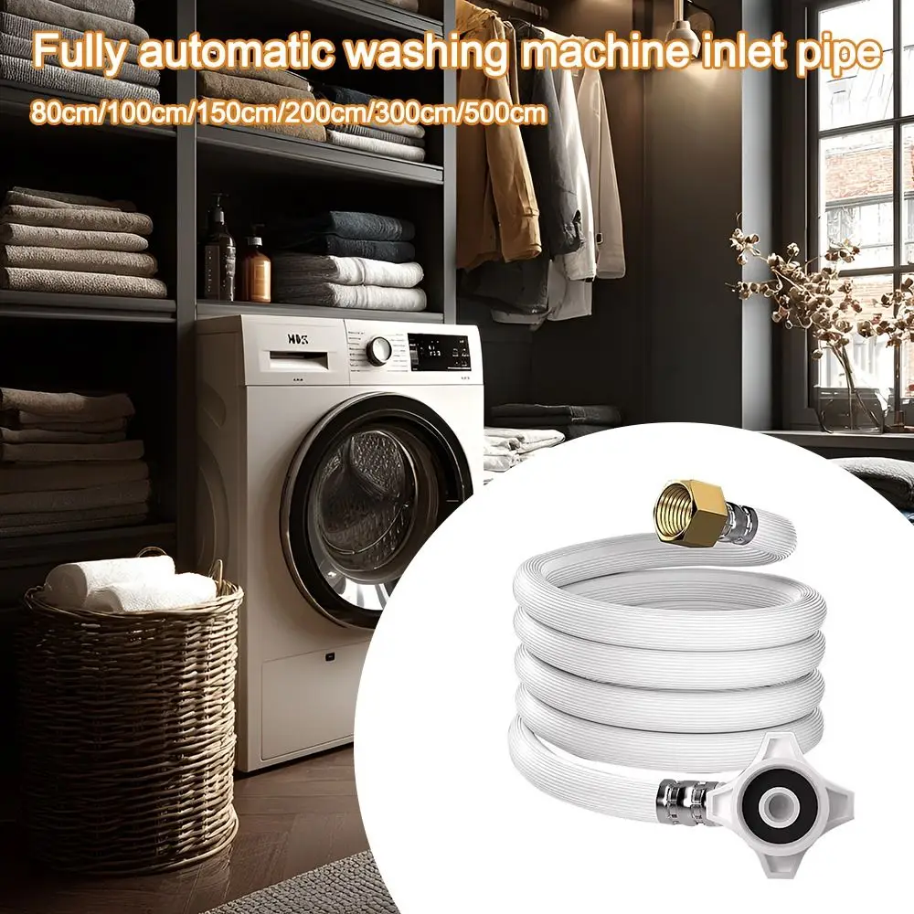 

Новый сантехнический шланг из ПВХ G1/2-G3/4 дюйма, водопроводный кран высокого давления, длина 80-500 см, взрывозащищенный сантехника для кухни и ванной комнаты