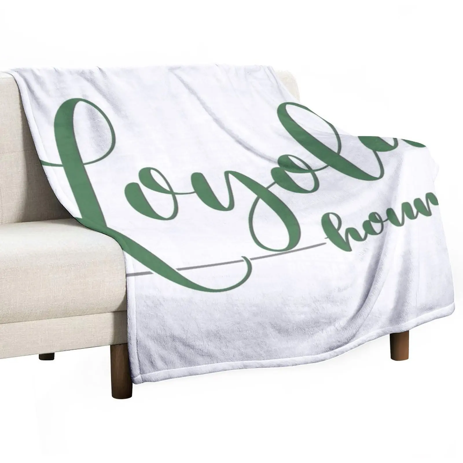 

Loyola hounds Throw Blanket Hair Blanket Decorative Sofa Blankets