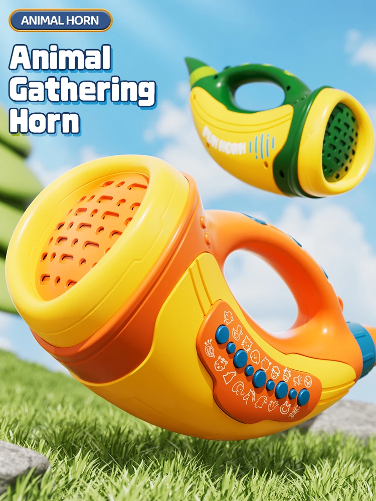 

Kids Breathing Trainer Horn 30 Animal Simulation Call Electronic Whistle Parent-child Interaction Training Lung Capacity Toys