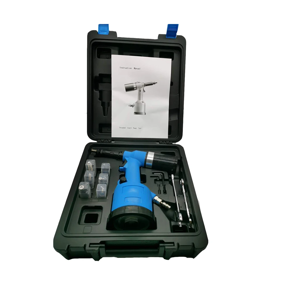 Professional Pneumatic Rivet Nut Gun Quick-Change Mandrels,Industrial Grade Adjustable Speed Air Rivnut Gun, Tools and Equipment