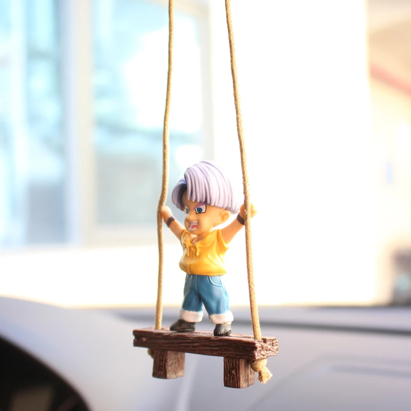 Altalena modello di personaggio Anime accessori per Auto ornamenti per specchietti retrovisori Auto regalo di compleanno decorazioni automatiche