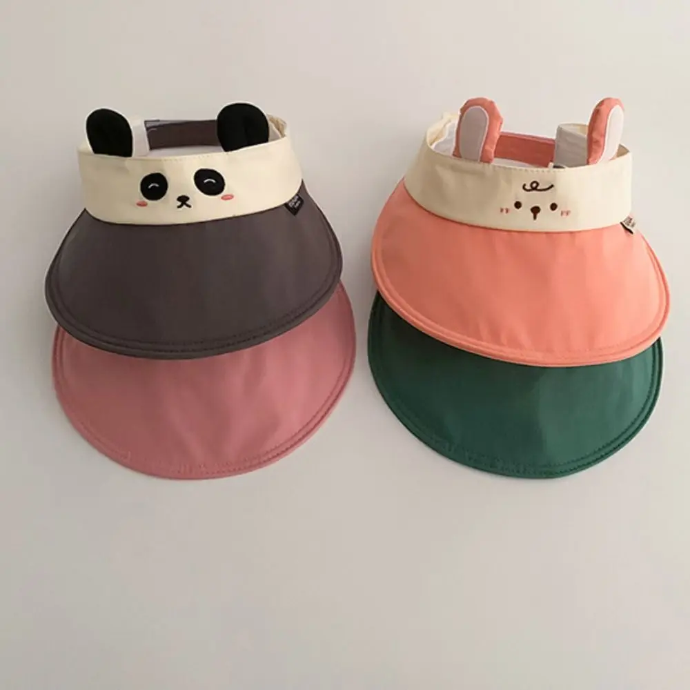 

Cute Breathable Baby Sun Hat Korean Style Anti UV Kids Empty Top Cap Quick-dry Animal Children Sunshade Hat Infant
