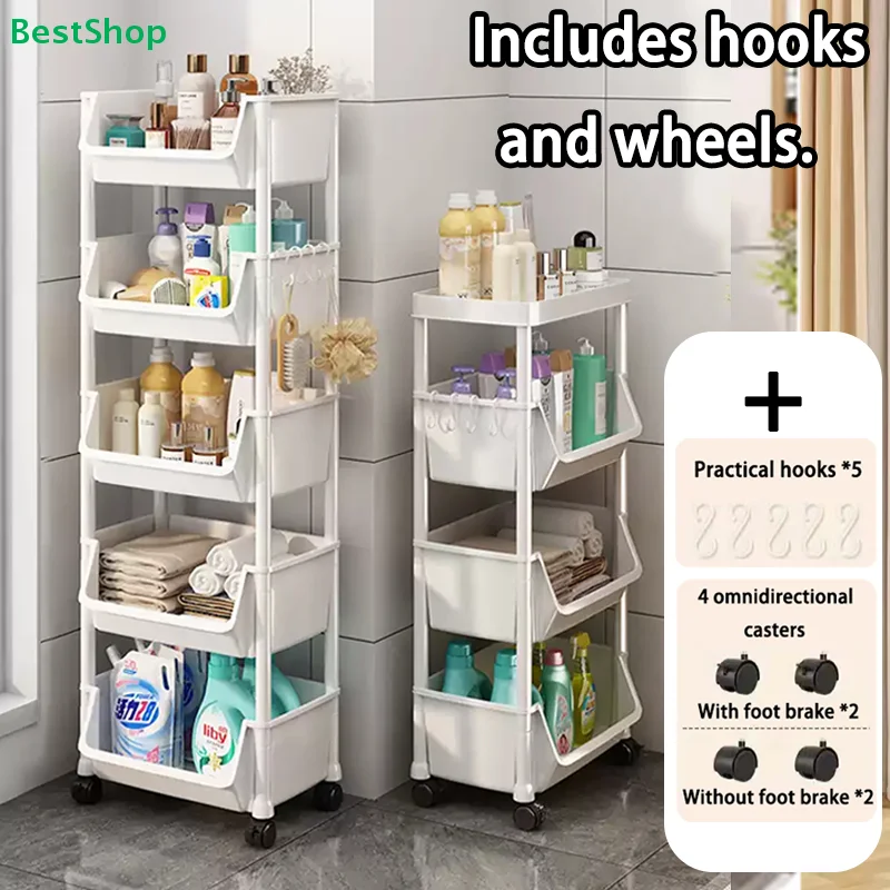 〔C〕Küchen-Organizer, Aufbewahrungsregal, mobiler Snack- und Spielzeugwagen, Bücherregal für den Schreibtisch, Regal mit Rollen
