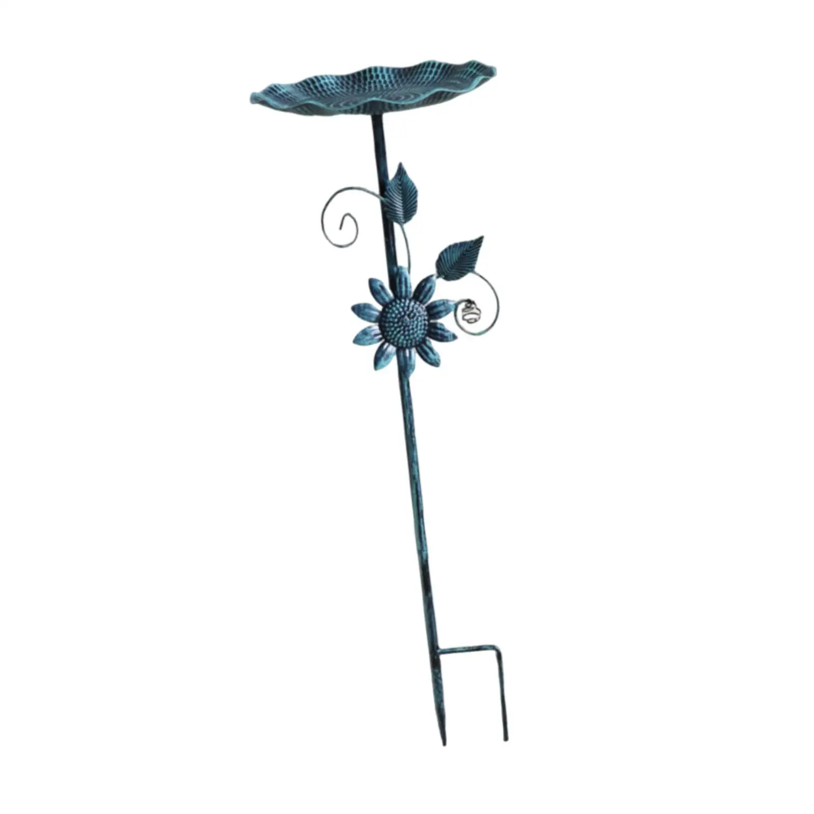 Bird Bath for Outside Birdfeeder Easy to Setup Drinking Decorative Feeding Station Birdbath Bowl for Park Deck Porch Outdoor