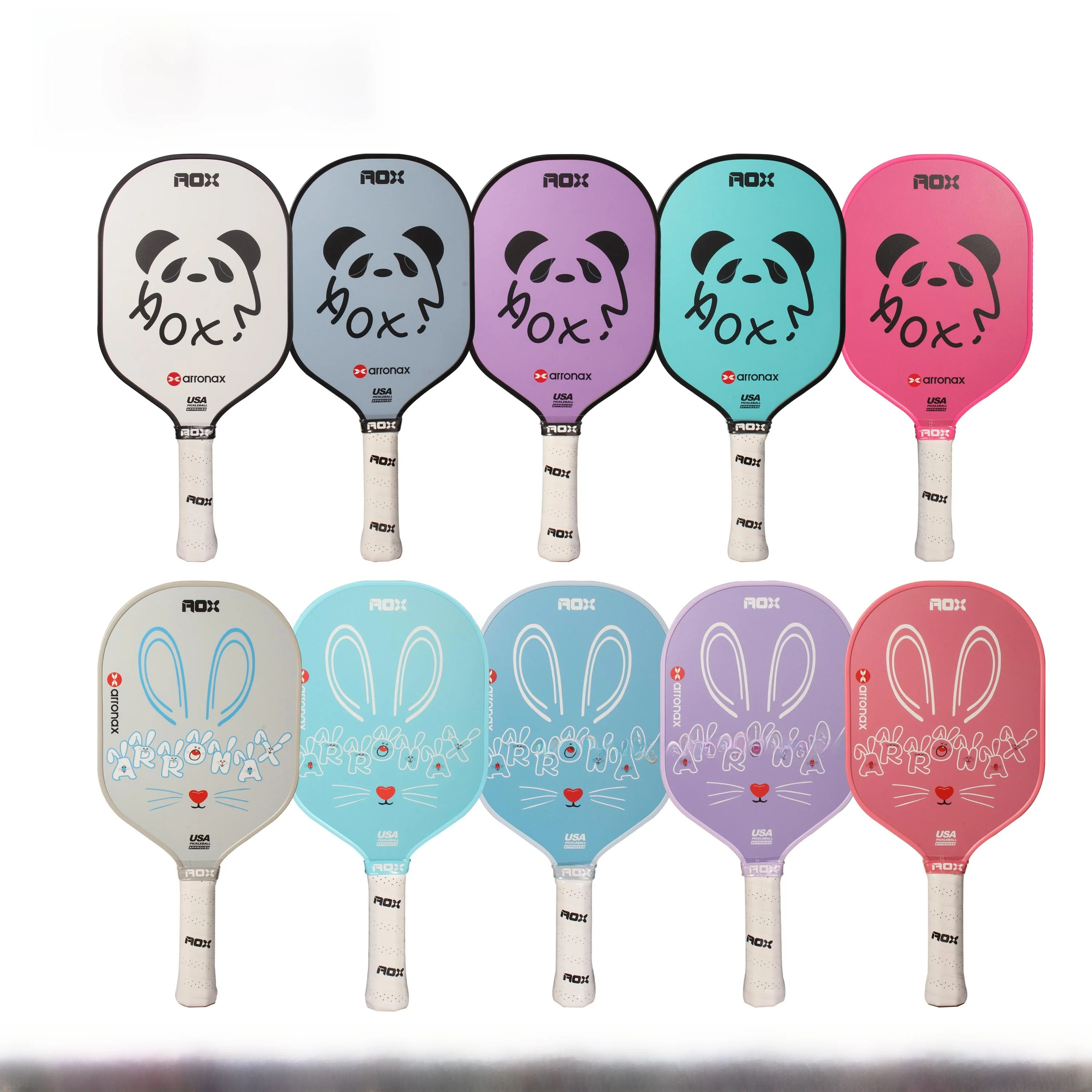 raquette-de-pickleball-arronax-ultra-legere-et-resistante-a-l'usure-pour-debutants-pack-de-demarrage-pour-adultes-cadre-en-fibre-de-verre-epaisseur-du-noyau-de-13-mm