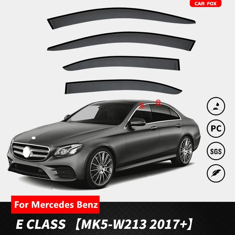 

For Mercedes Benz E Class SWB W210 W211 W212 W213 W124 Window Visor Awning Shelters Windshield Side Window Sun Shade Accessories