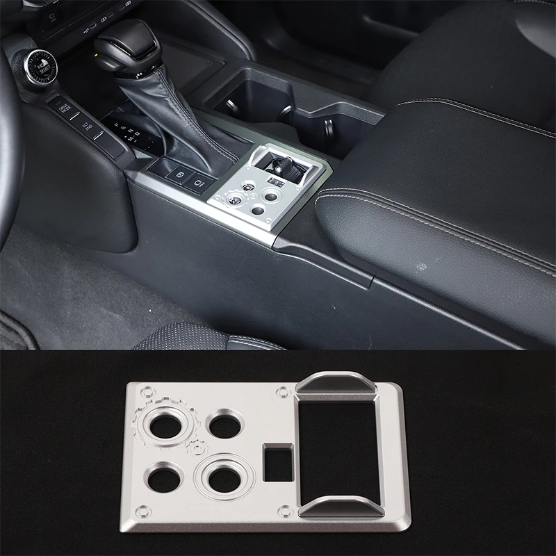 

For Toyota Land Cruiser 250 Prado J250 LC250 2024 2025 Car Center Console Gear Shift 4WD Mode Switch Push Panel Trim Cover
