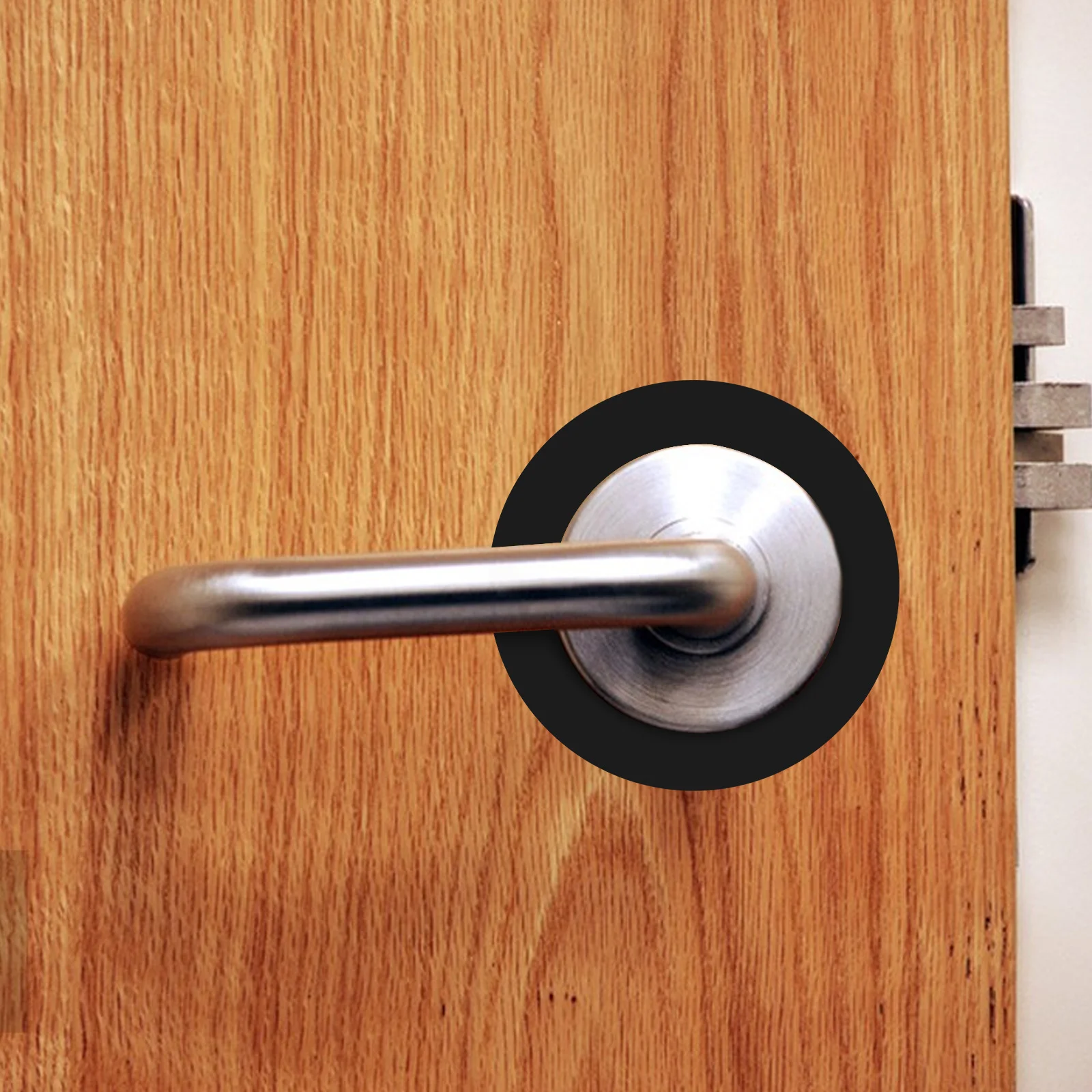 1 قطعة باب من الفولاذ المقاوم للصدأ لوحة إصلاح الثقيلة تعزيز الباب للمنزل مكتب فندق الأمن الغطاء الخلفي ديدبولت تحديد #5