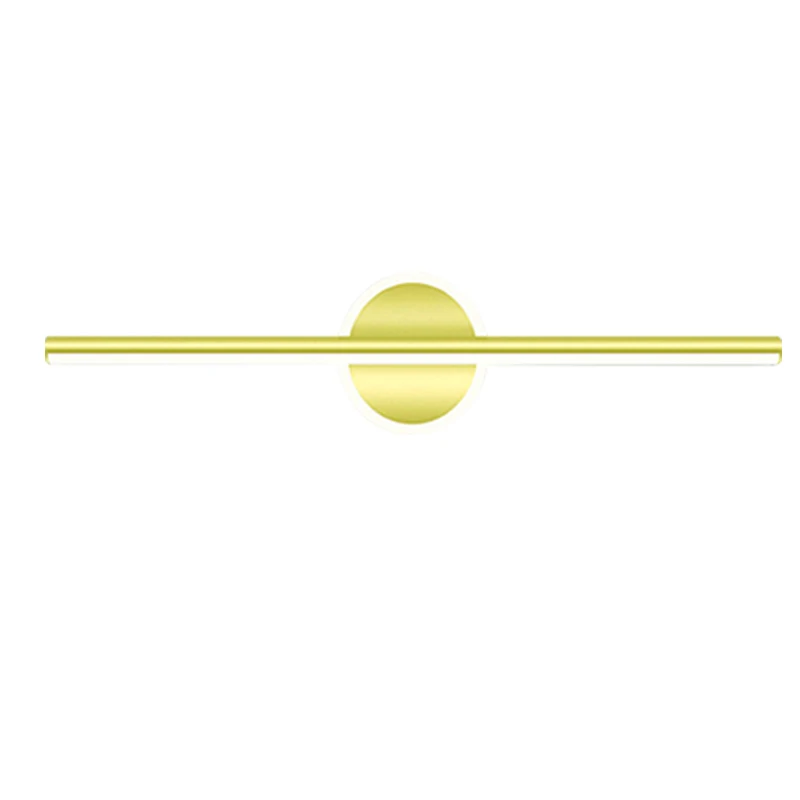 Modern LED Wall Lamp 40/60cm Mirror Light Bathroom Toilet Black Gold Long Strip Fixture Home Decor Led Lighting Lamps Lustre