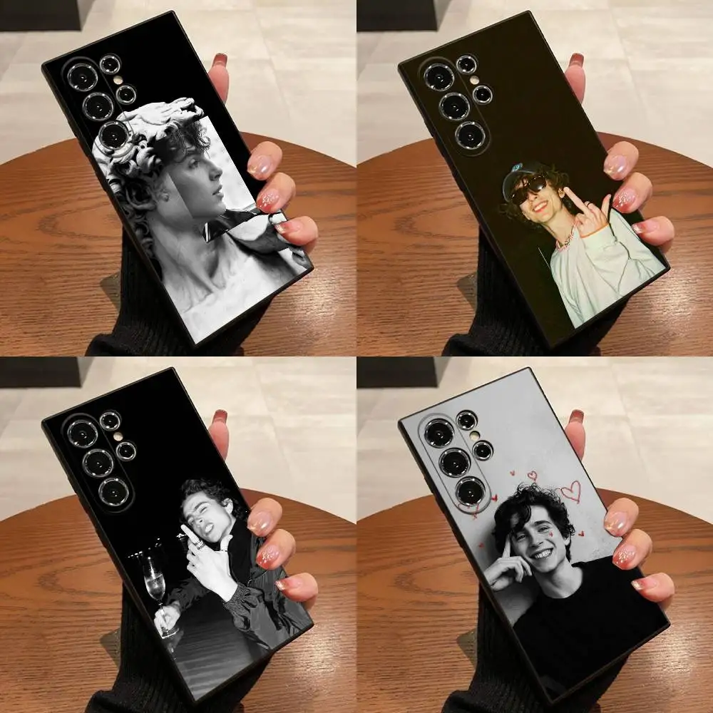 

T-Timothee C-Chalamet Phone Case For Samsung S25,S24,S21,S22,S23,S30,Ultra,S20,Plus,Fe,Lite,5G Black Box