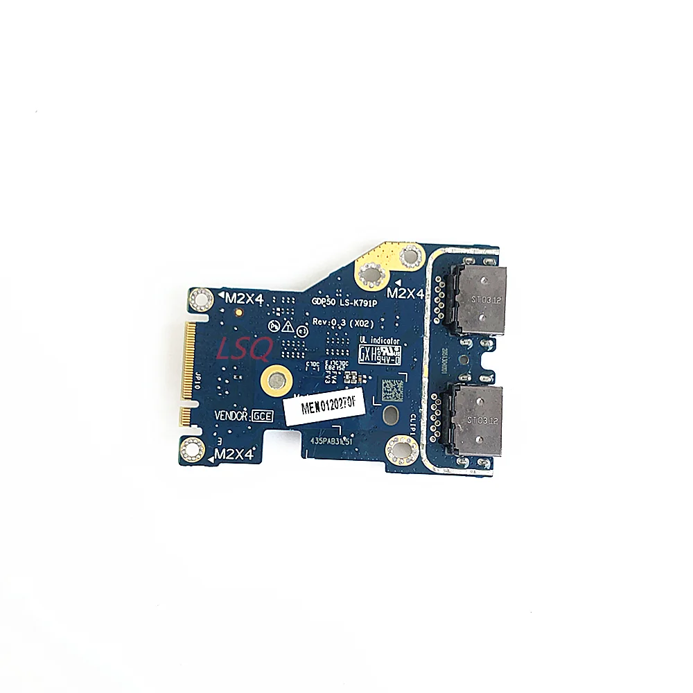 LS-K791P For Dell M15 R5 R6 USB IO Board GDP50 100% Test OK