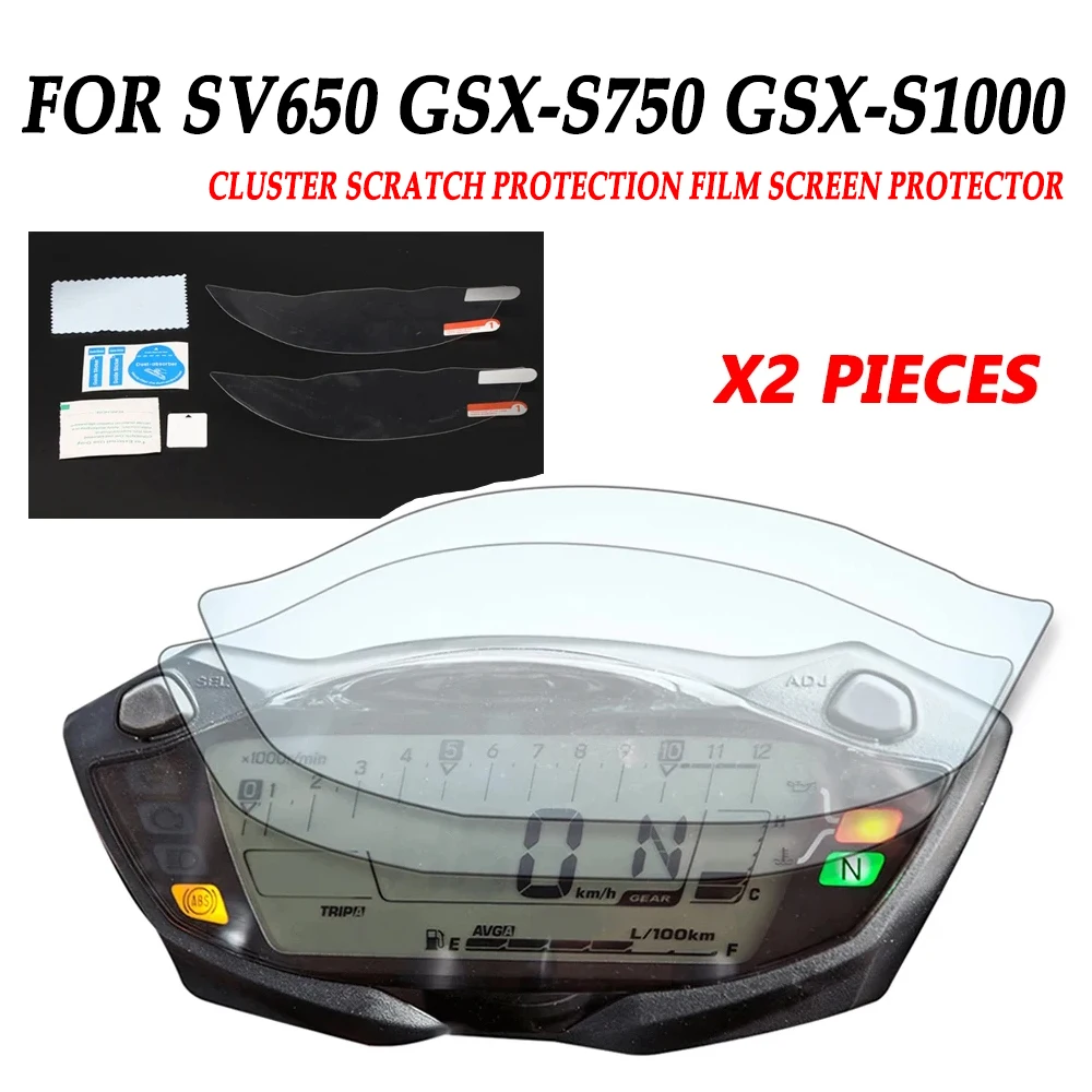 For Suzuki SV650 SV 650 GSX-S750 S1000 GSXS750 GXSX1000 2016 - 2020 Motorcycle Cluster Scratch Protection Film Screen Protector