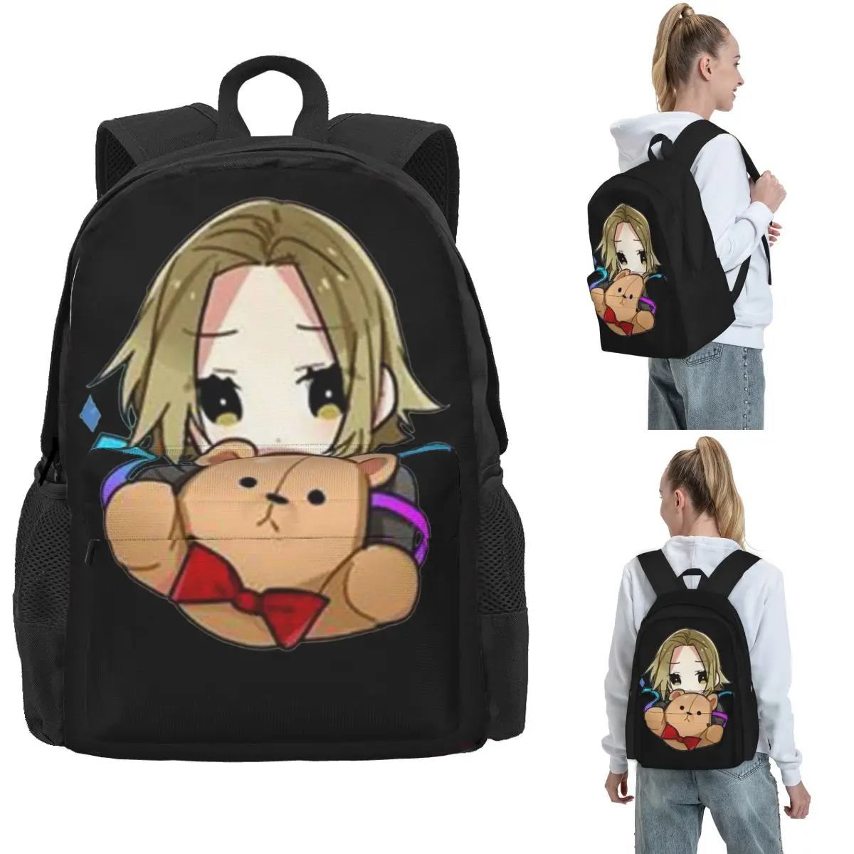 

Horimiya Backpack Hot Sale Daypack Large Capacity Kids BookBag School Bag Shoulder Bags for Men Women