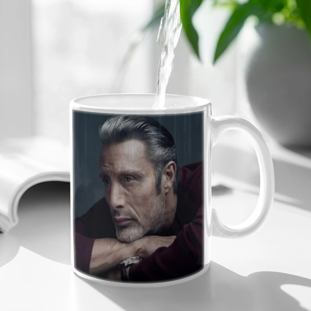 Mads-Mikkelsen-Free shipping Coffee Cups Ceramic cups creative cups and cute mugs Personalized Gift Cup For Tea