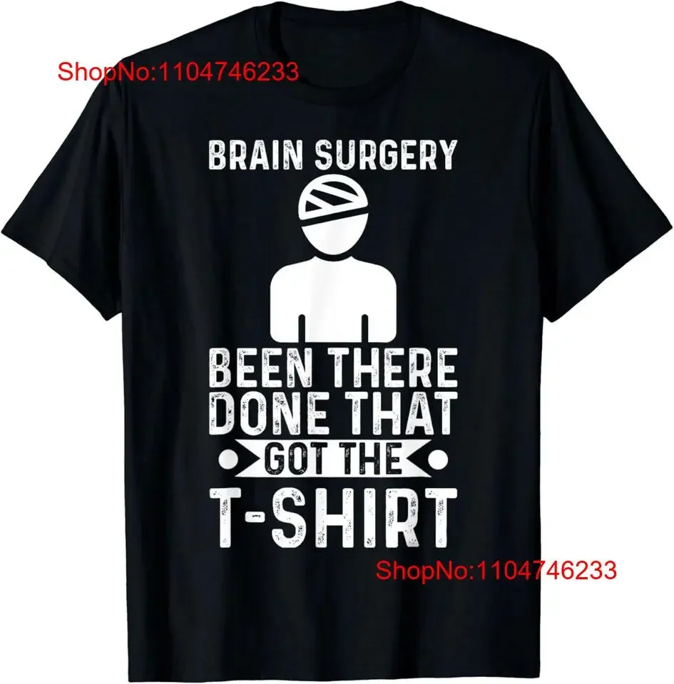 تي شيرت جديد لجراحة الدماغ تم وضعه فيه أن مضحك للانتعاش الناجي تي شيرت S 3XL ملابس الشارع الشهير المغسولة للارتداء اليومي #1