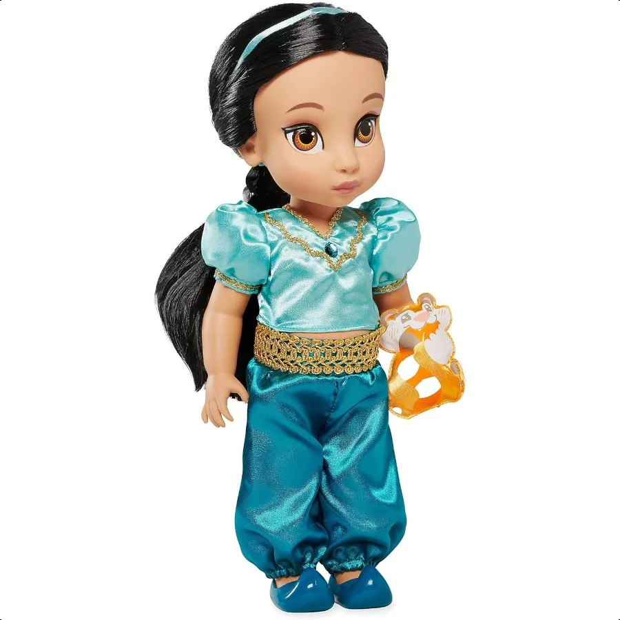

Store Animators' Collection Jasmine Doll from Aladdin 16 Inches Authentic Princ Design for Collectors Soft Poseable Figure Sui