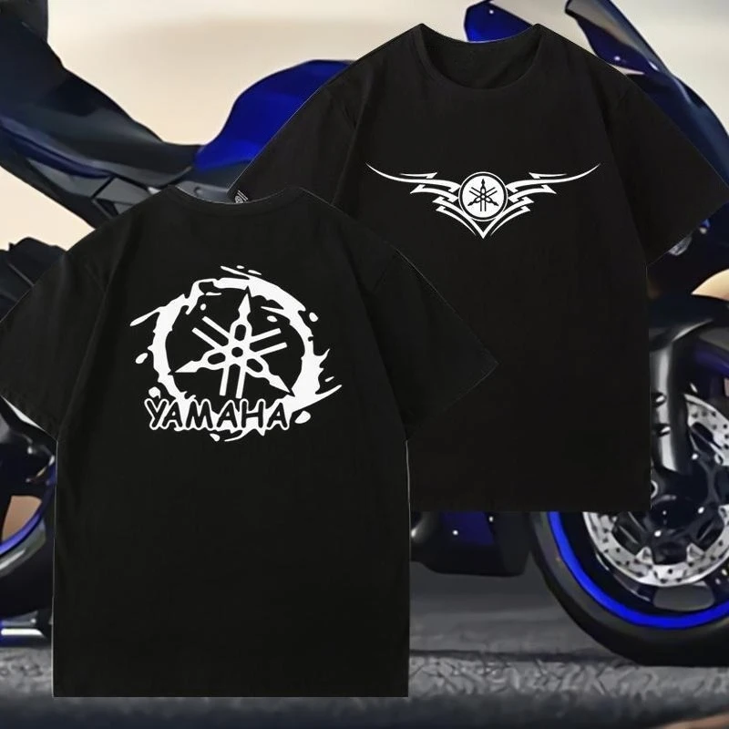 

Оригинальная рубашка Yamaha YAMAHAt Yamaha для любителей мотоциклов, автомобильный клуб для мужчин и женщин с одинаковыми короткими рукавами