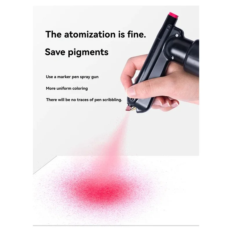VELIF-Marker Pen Spray Gun Rechargeable Portable Air Pump Model Handheld Coloring Tool Highada Suit Parts Accessories