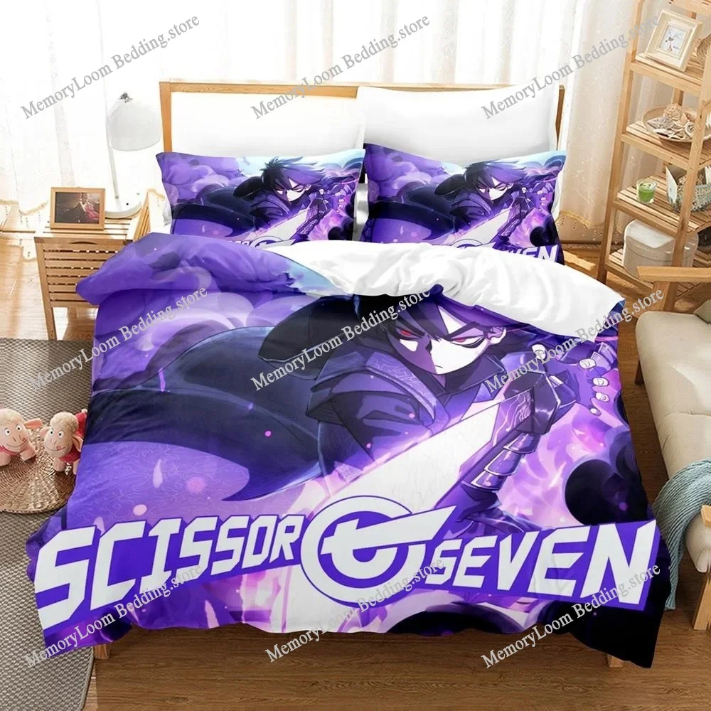 

3D Print Anime Scissor Seve Bedding Set Single Twin Full Queen King Size Bed Set Adult Kid Bedroom Duvetcover Sets Home Textiles