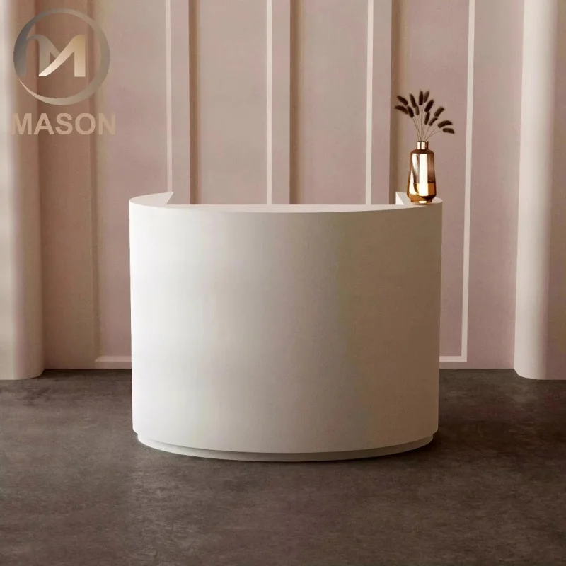 custom.Modern Design Simple Bar Counter Cashier Desk Reception Desk Exhibition Hall  Lacquer Front Desk Wood