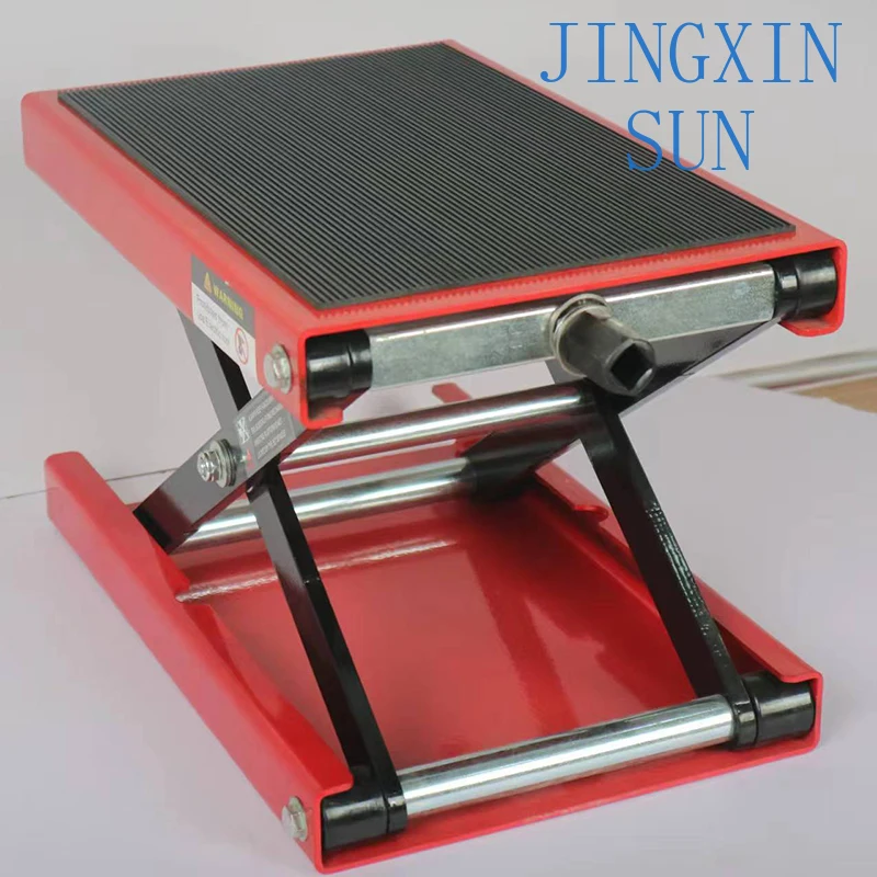 High Quality 1100lb 500kg Mechanical Maintenance Tools Foldable Hydraulic Motorcycle Scissor Lift Rack