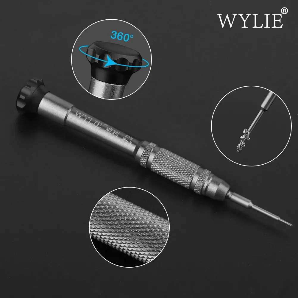 WYLIE Precise Screwdriver Repair Bolt Driver for IPHONE Android Mobile Phone Clocks Watches LCD Screen Dismantling Tool