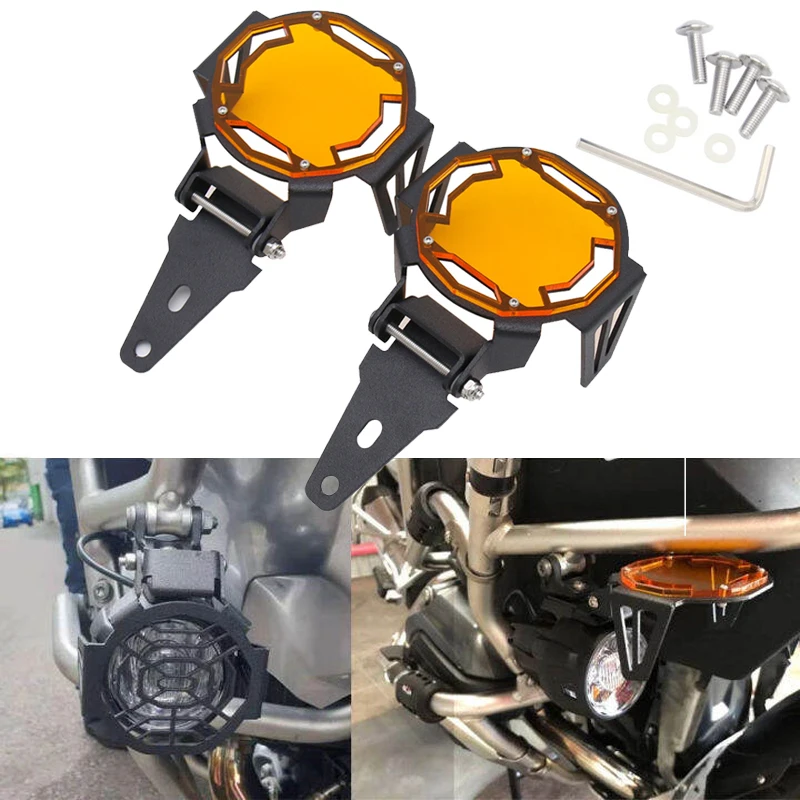 Motorcycle Flipable Fog Light Protector Guard Lamp Cove For BMW R1200  R1200GS GSA R1250GS ADV LC F750GS G310GS S1000XR F850GS