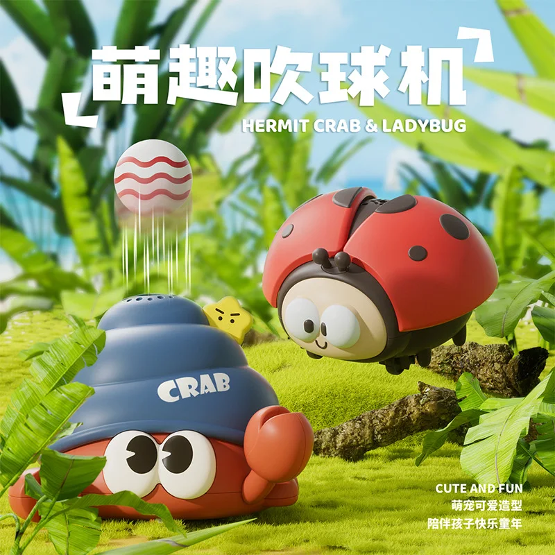 Cute Hermit Crab & Ladybug Friction Powered Slide Car Toddler Push Sliding Animal Toy Baby Early Educational Interactive Play Ve
