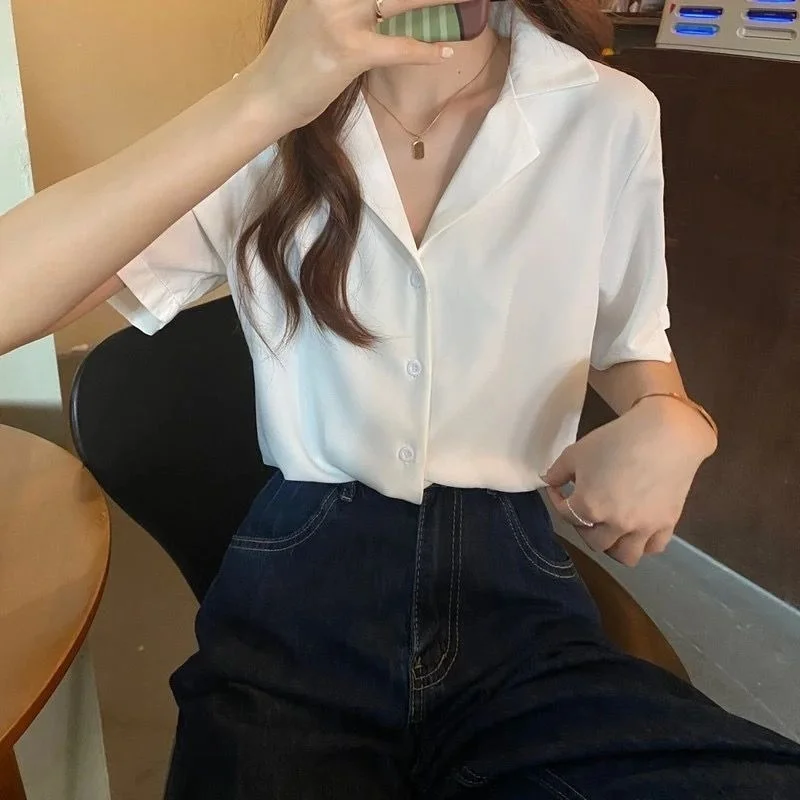 XEJ Chiffon Blouse Elegant Light Green Top for Women Short Sleeve Shirt Summer Top Office Blouse for Women Tunic 2022