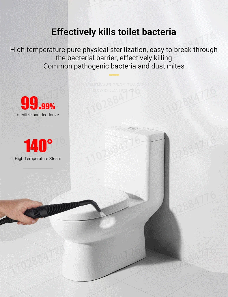 Home Kitchen High Temperature Steam Cleaner Handheld High Temperature Hood Cleaner Home Bathroom High Pressure Steam Sterilizer