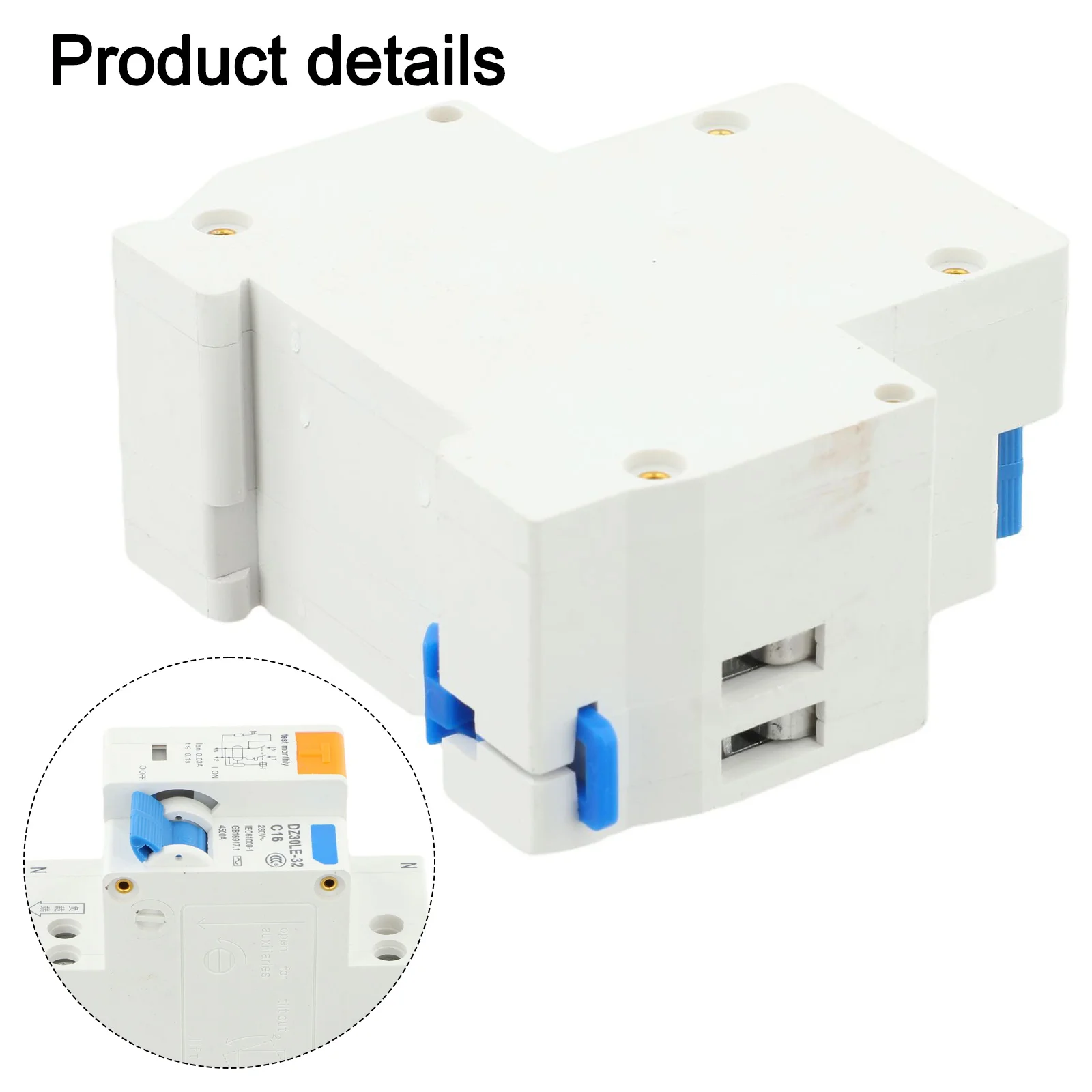 Enhanced Electrical Safety with 230V Leakage Protector 16A DPN Air Switch with Visual Indicator and Easy Setup