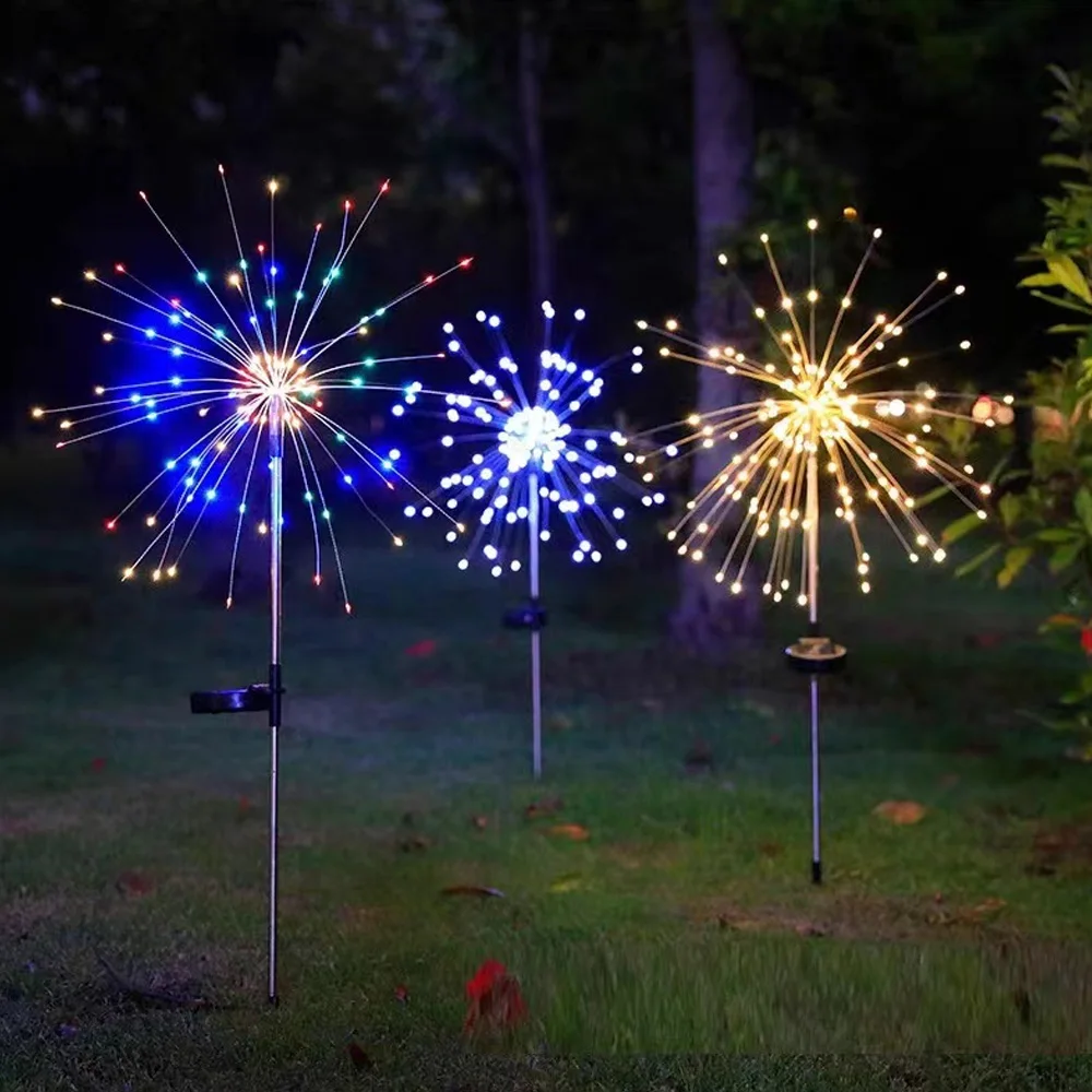 

Solar outdoor waterproof copper wire lights Lawn smoke lanterns Christmas decorative lights