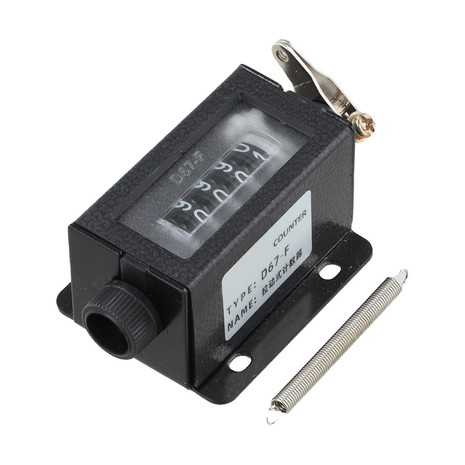 1pcs Brand New High Quality. Mechanical Counter 5 Digit Mechanical Counter D67-F Hand Pull Manual Tally 1pcs Brand