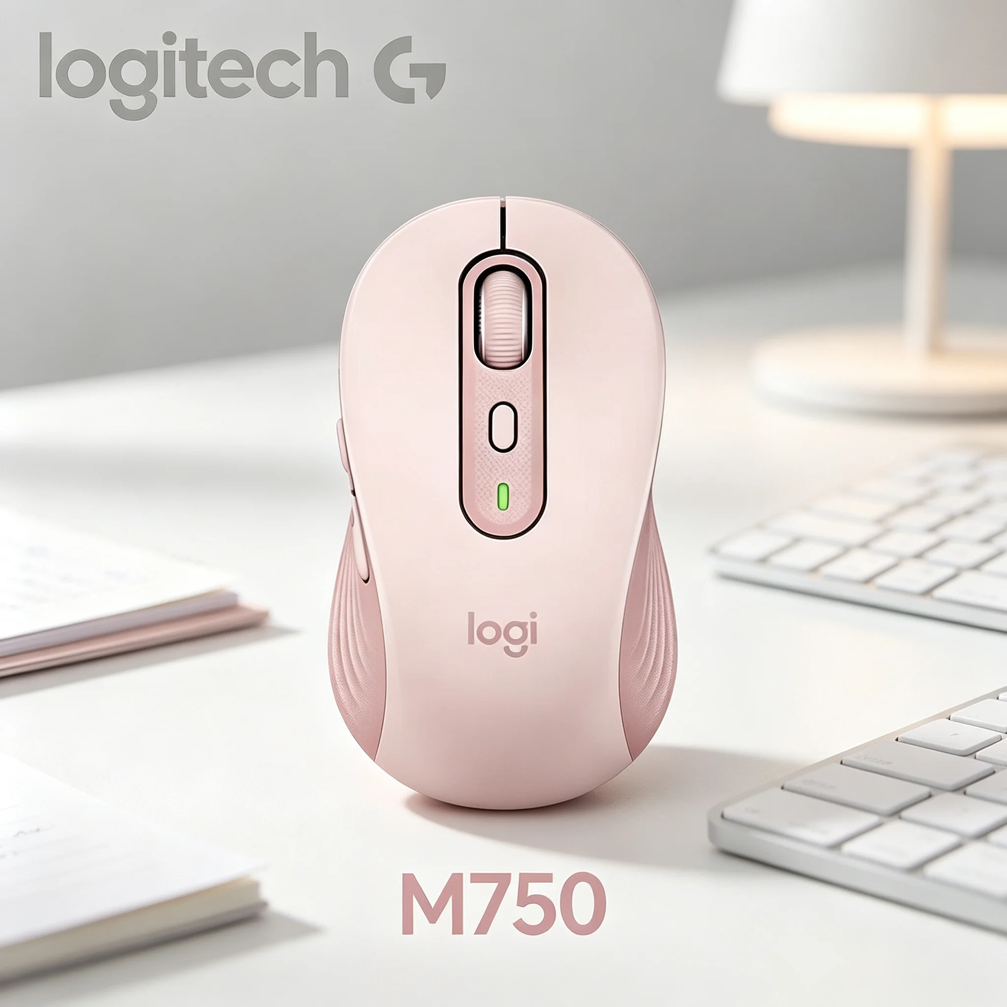 Logitech M750 Multi‑Device Quick Switch Mice Improve Working Efficiency For Office Workers Use PC And Tablet Together