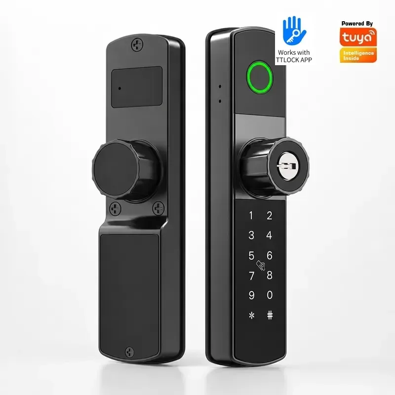 Password Door Lock No Drilling Required Apartment Shop Office Anti Theft Password IC Card APP Control Smart Lock