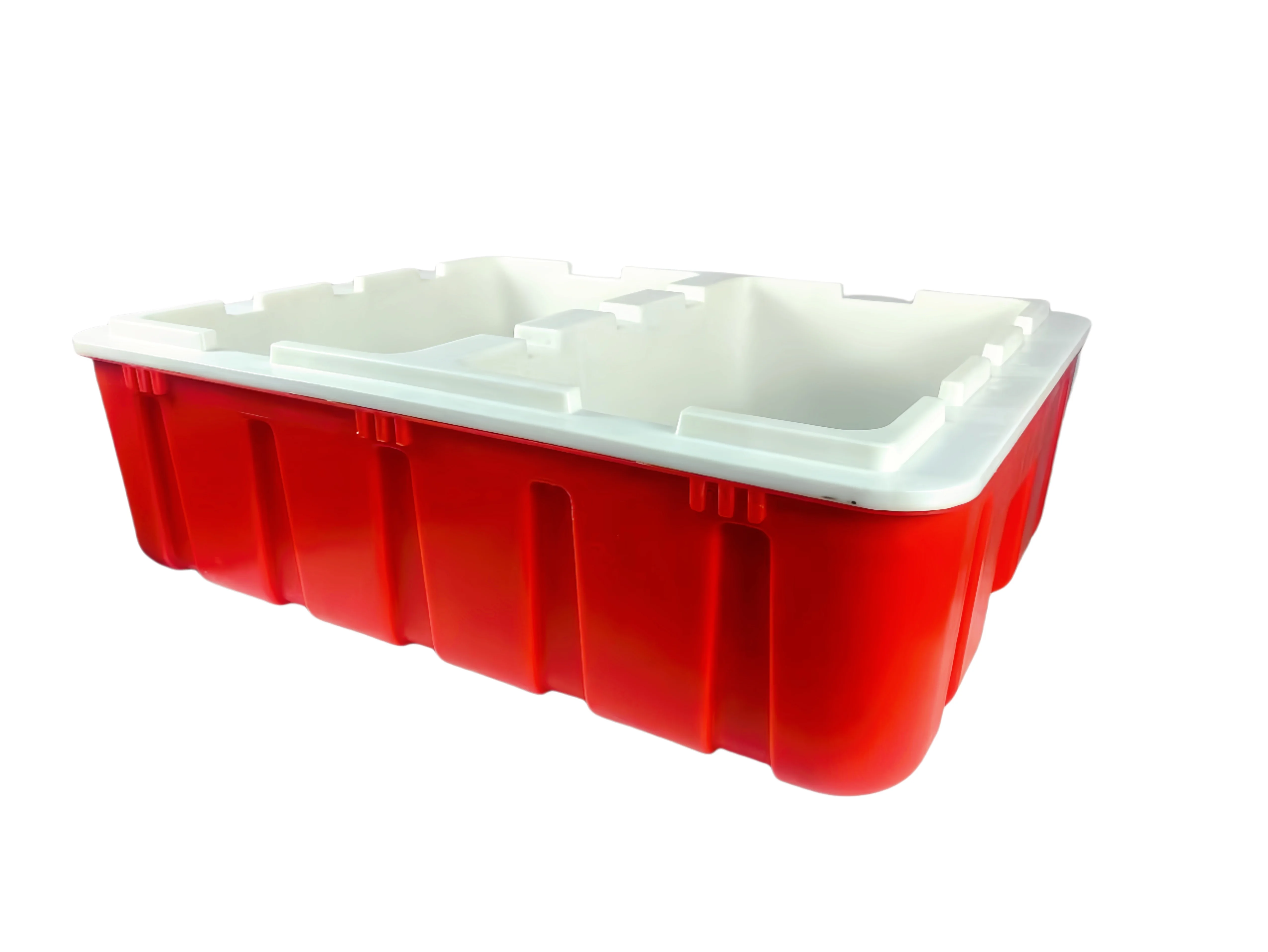 صندوق تبريد مصبوب بالحقن 70 لتر مع غطاء، سعة 70 لترًا لصندوق معزول لحاويات الطعام GN