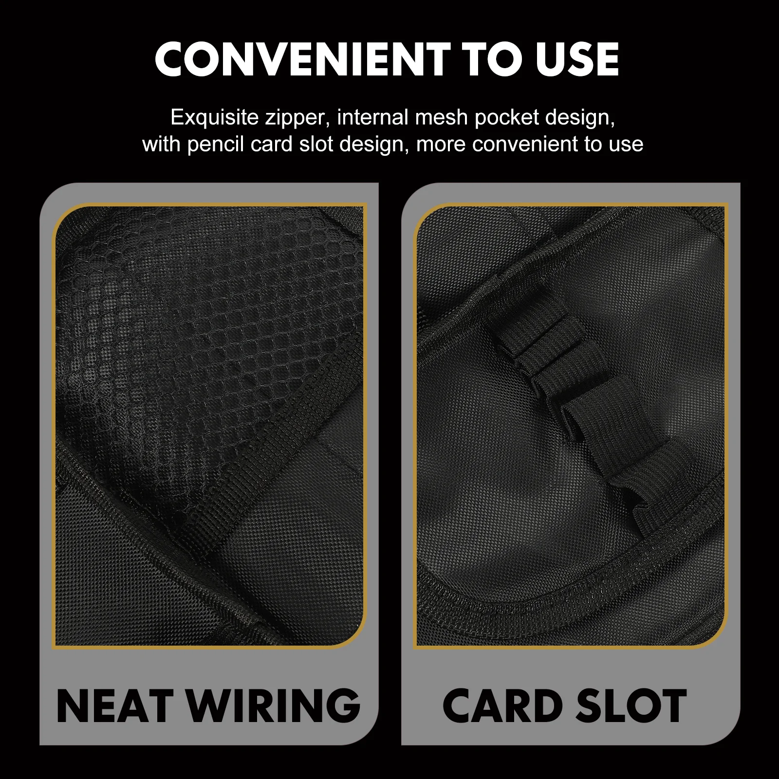 

Cartoon Panda Print Pencil Pouch Oxford Cloth Large Capacity Pen Bag Stationery Organizer for School Supplies Pencil Pouch