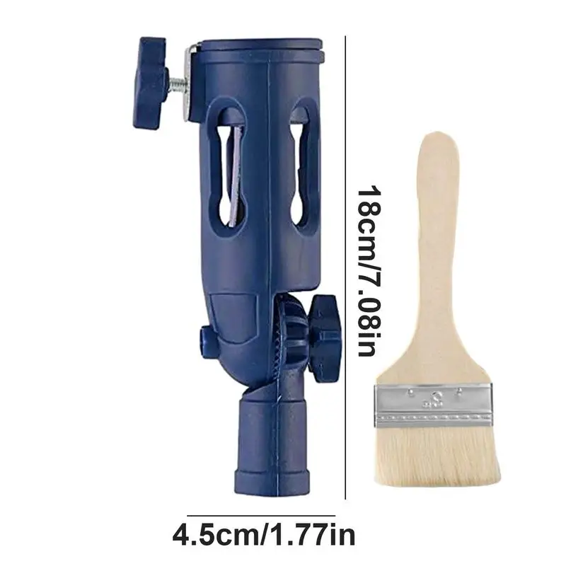 Paint Brush Extender Paint Roller Extension Pole Clamping Tool Telescopic Rod Paint Handle Tools For Painting The Ceiling