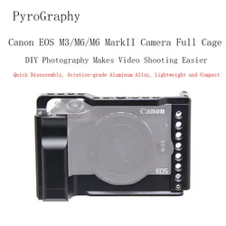 PyroGraphy Camera Full Cage Arca L-bracket with Hand Grip 1/4