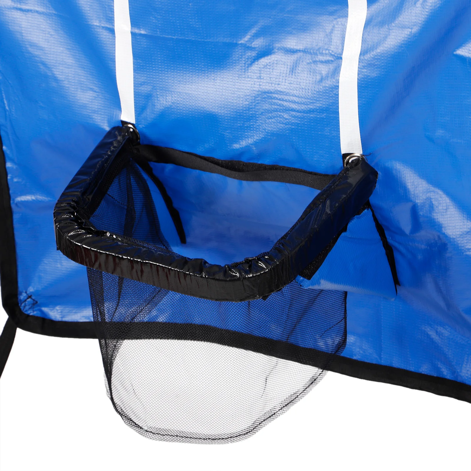 Indoor Basketball Frame Trampoline Basketball Hoop Attachment Easy Setup Safe Fun Exercise Skill Development Hand Eye