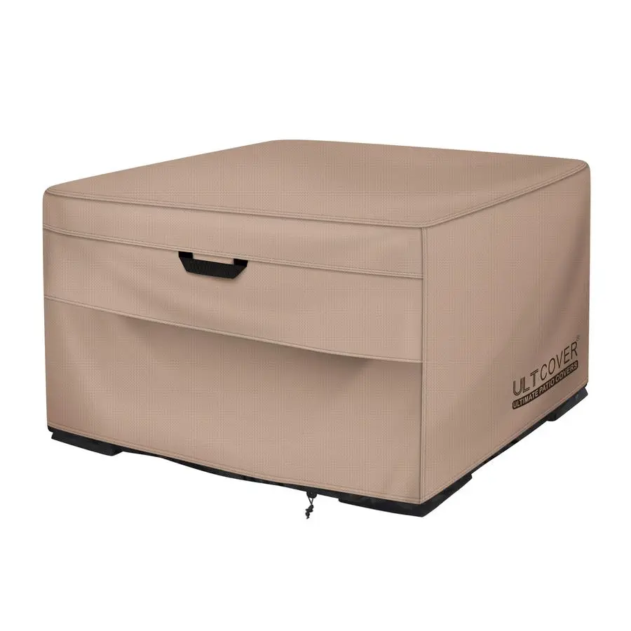 Patio Fire Pit Table Cover Square 36 inch Outdoor Waterproof Fire Bowl Cover