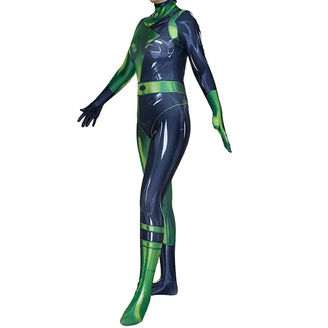 Spicy Girl Cos Suit Xi Guo Shego One-piece Tights Cosplay Anime Suit Anime Cosplay  Superman Costume Adults