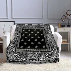 Coperte per divani Boho Bandana stile bohémien per letti coperta calda Super morbida coperta di flanella coperta di flanella regalo per la casa